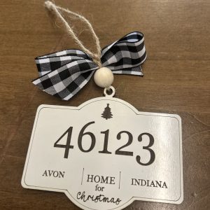 Zip Code Ornament