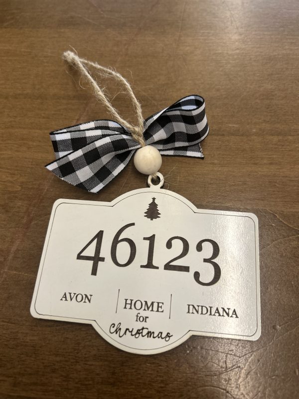 Zip Code Ornament