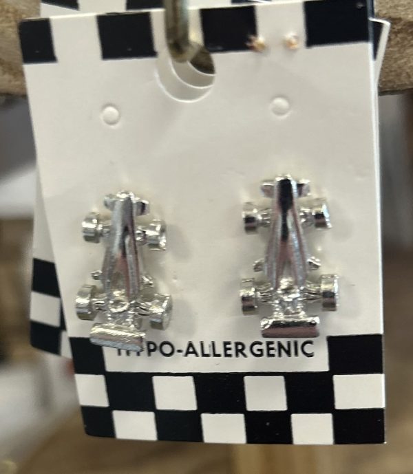 Silver Indycar Studs