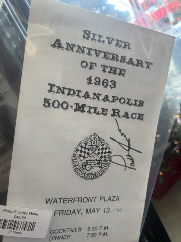 Parnelli Jones-Indianapolis 500 Oldtimers-Program-Signed