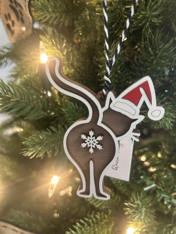 Cat-Butt Ornament