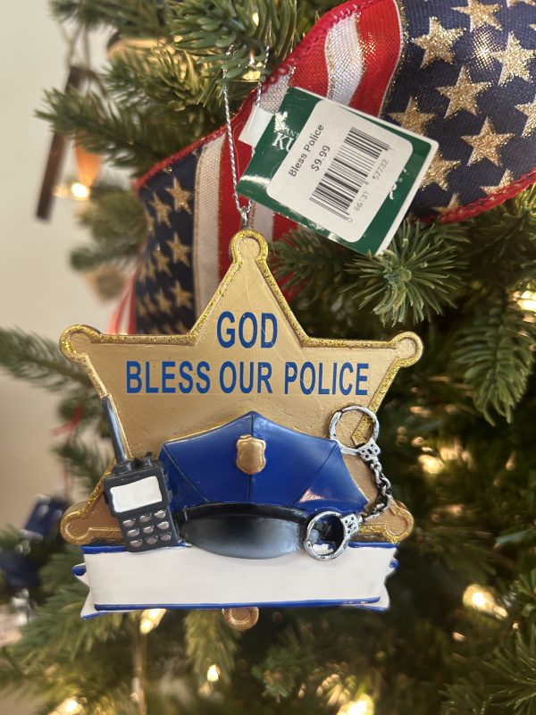 Police Christmas Ornament